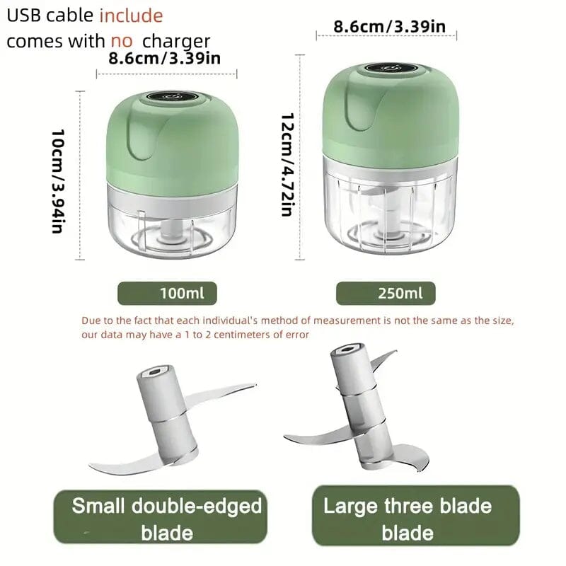 Electric Vegetable Mincer with USB Charging Kitchen Tools & Gadgets - DailySale