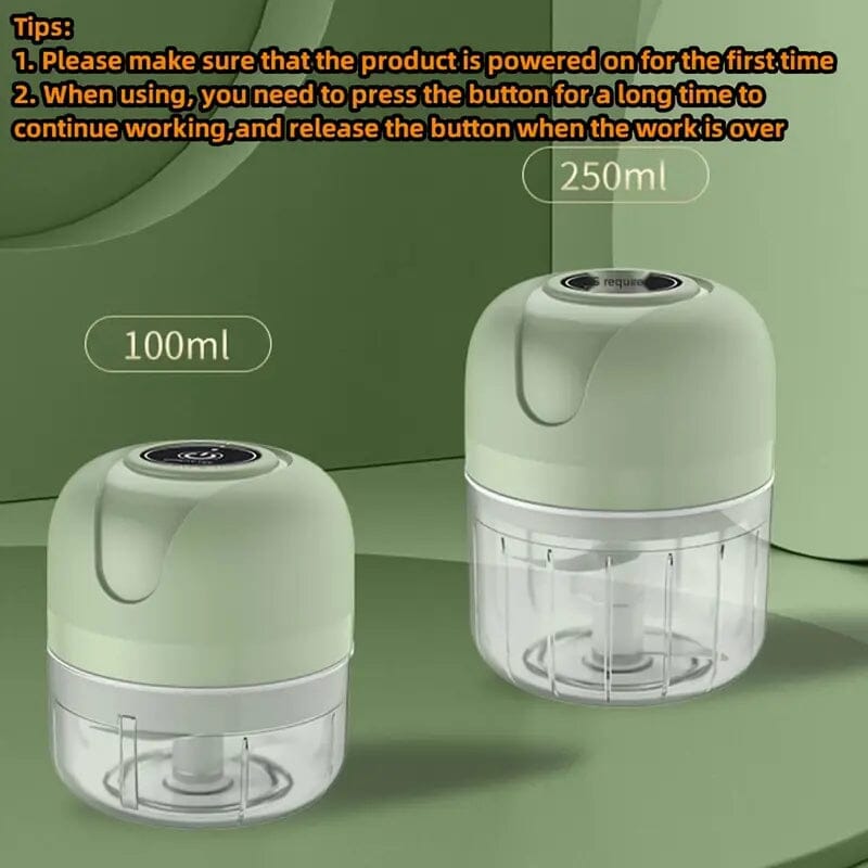 Electric Vegetable Mincer with USB Charging Kitchen Tools & Gadgets - DailySale