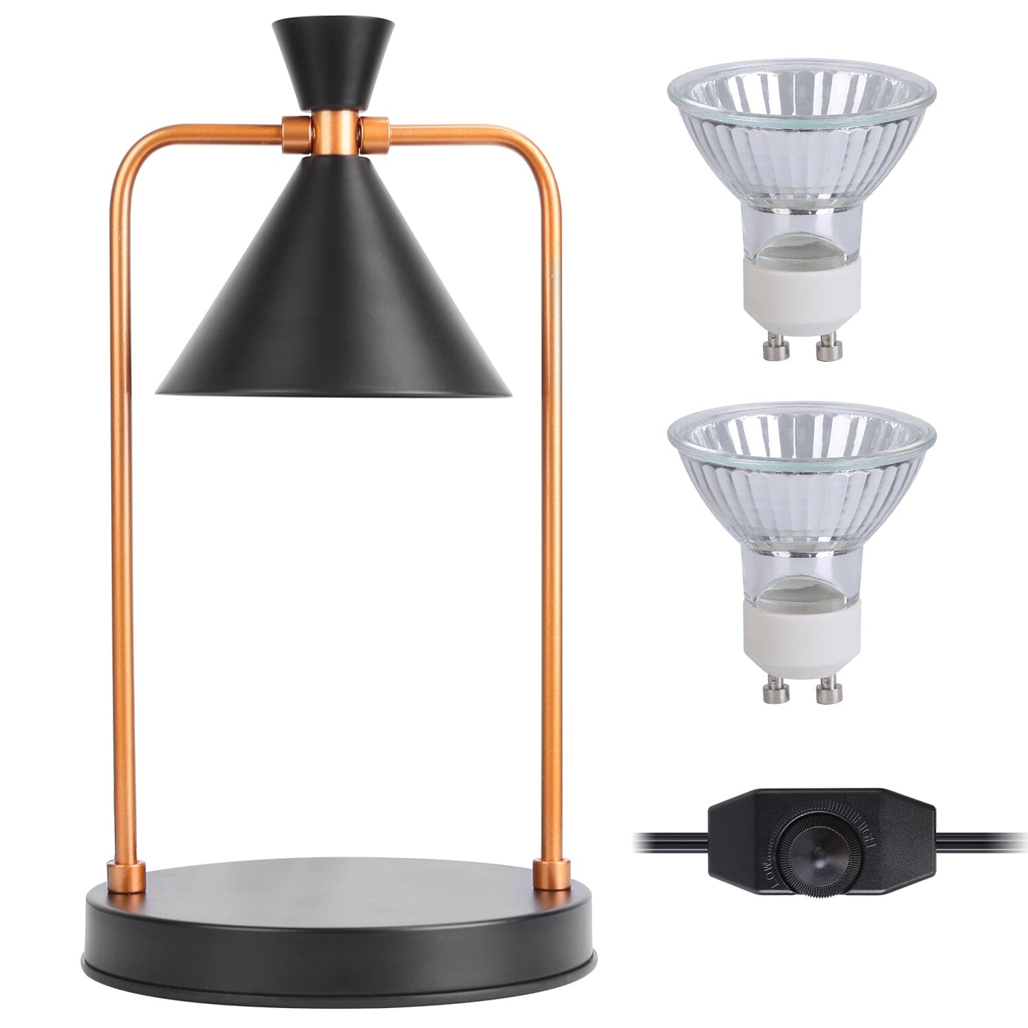 Electric Wax Melt Warmer Lamp Dimmable with 2 GU10 Bulbs Indoor Lighting - DailySale