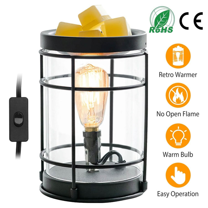 Electric Wax Melt Warmer Vintage Light Bulb Wellness - DailySale