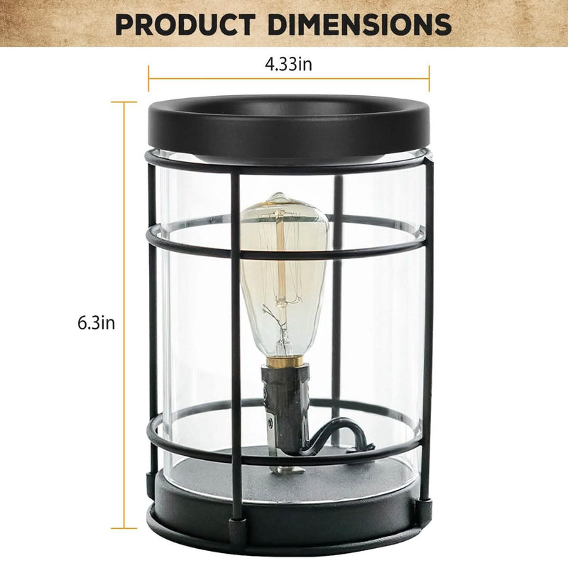 Electric Wax Melt Warmer Vintage Light Bulb Wellness - DailySale