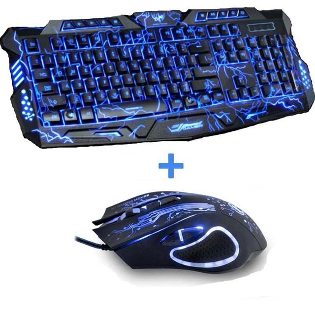 Electrified Gaming Keyboard and Mouse Set Computers - DailySale