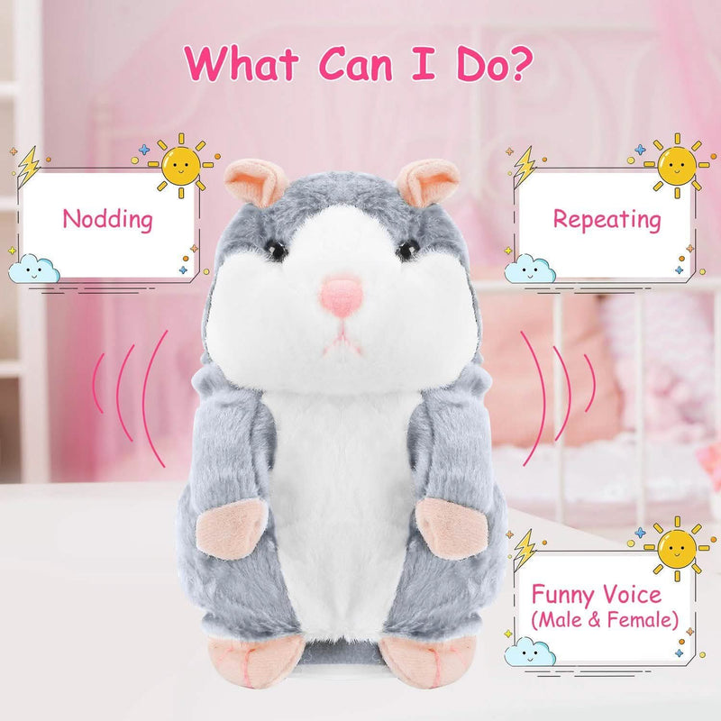 Electronic Talking Hamster Plush Toys & Games - DailySale