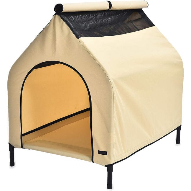 Elevated Portable Pet House Pet Supplies Yellow - DailySale