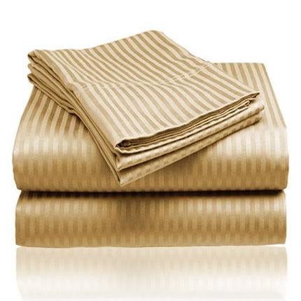 Embossed Microfiber Sheets Bed & Bath Queen Gold - DailySale