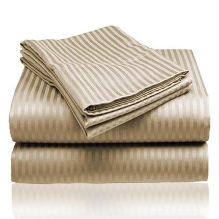 Embossed Microfiber Sheets Bed & Bath Twin Taupe - DailySale