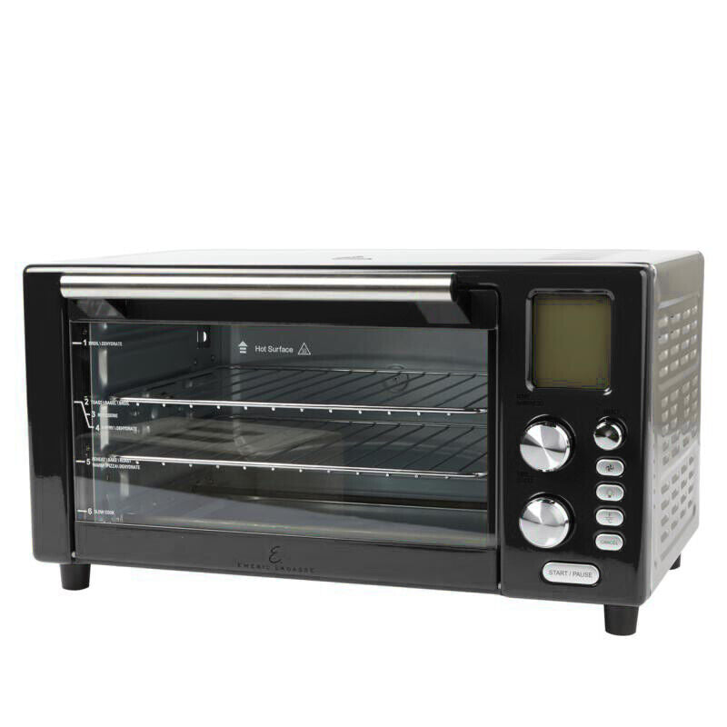 Emeril Lagasse Power Air Fryer Oven 360 with Accessories (Refurbished) Kitchen Appliances Black - DailySale