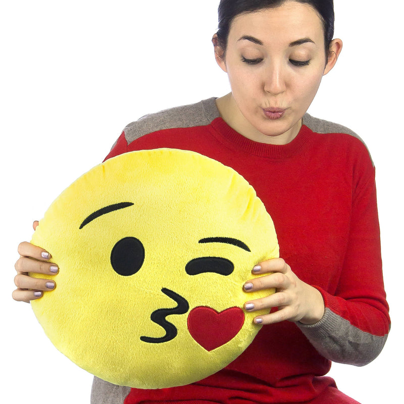 Emoticon Plush Decorative Pillows - Assorted Styles - DailySale, Inc