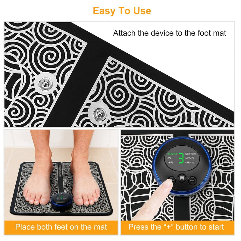 EMS Foot Massage Pad Electric Stimulator Wellness - DailySale
