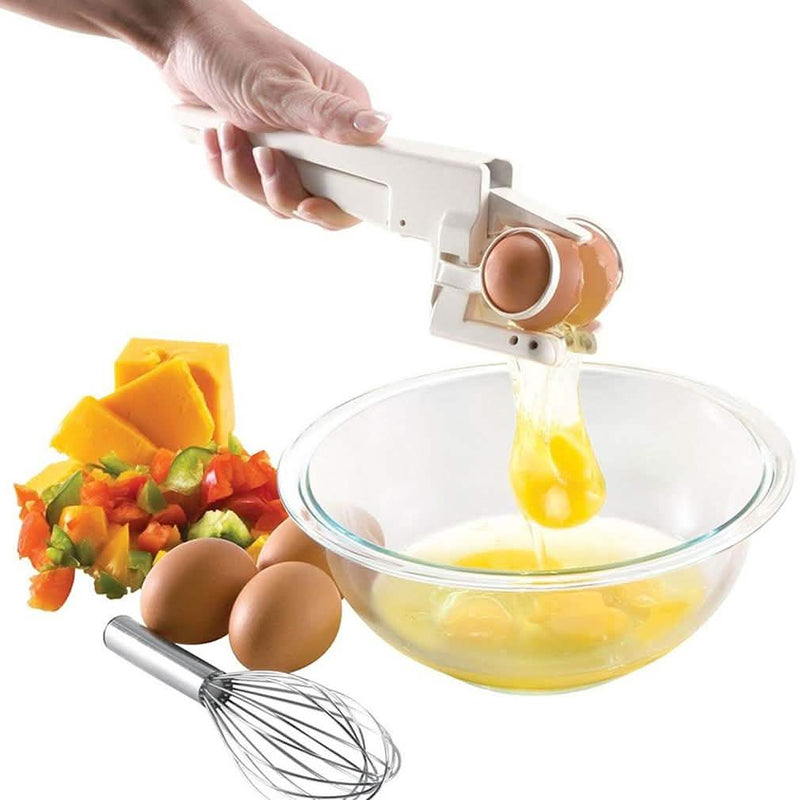 Emson EZCracker Handheld Egg Cracker/Separator Kitchen Essentials - DailySale