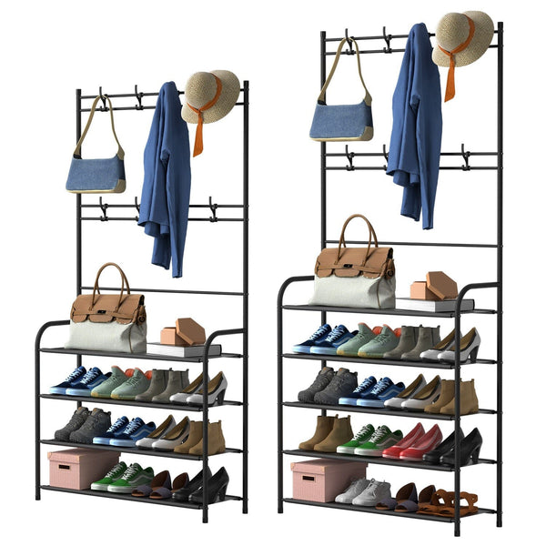 Entryway Coat Hat Rack Shoe Storage Shelf Closet & Storage - DailySale