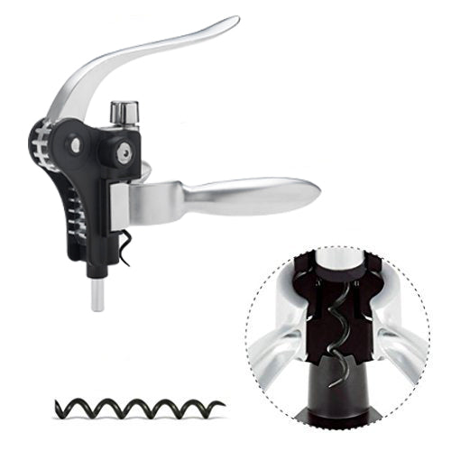 Eravino Wine Bottle Opener Corkscrew with Foil Cutter and Extra Screwpull Wine & Dining - DailySale