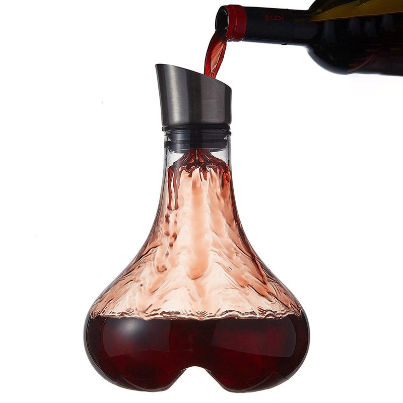Eravino Wine Decanter Aerating Carafe with Lid Everything Else - DailySale