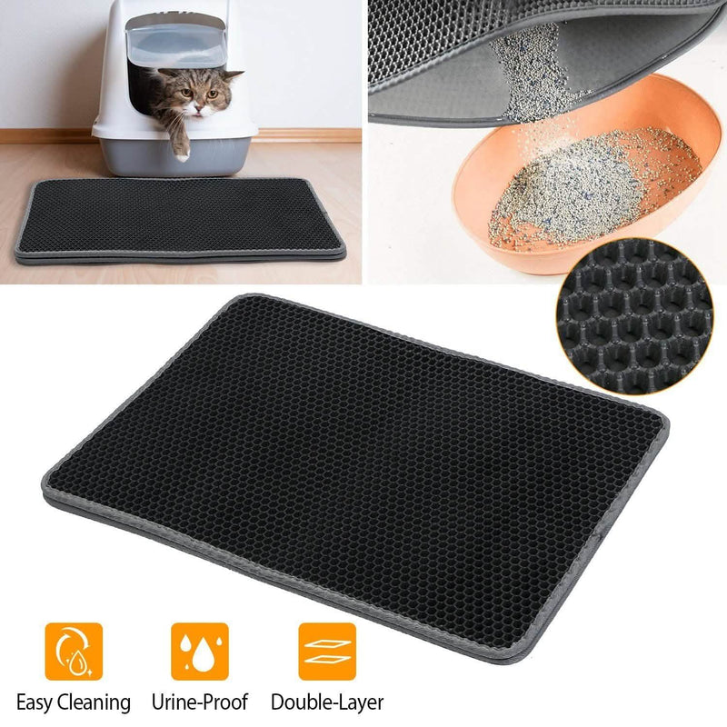 EVA Honeycomb Double Layer Cat Litter Mat Pet Supplies - DailySale