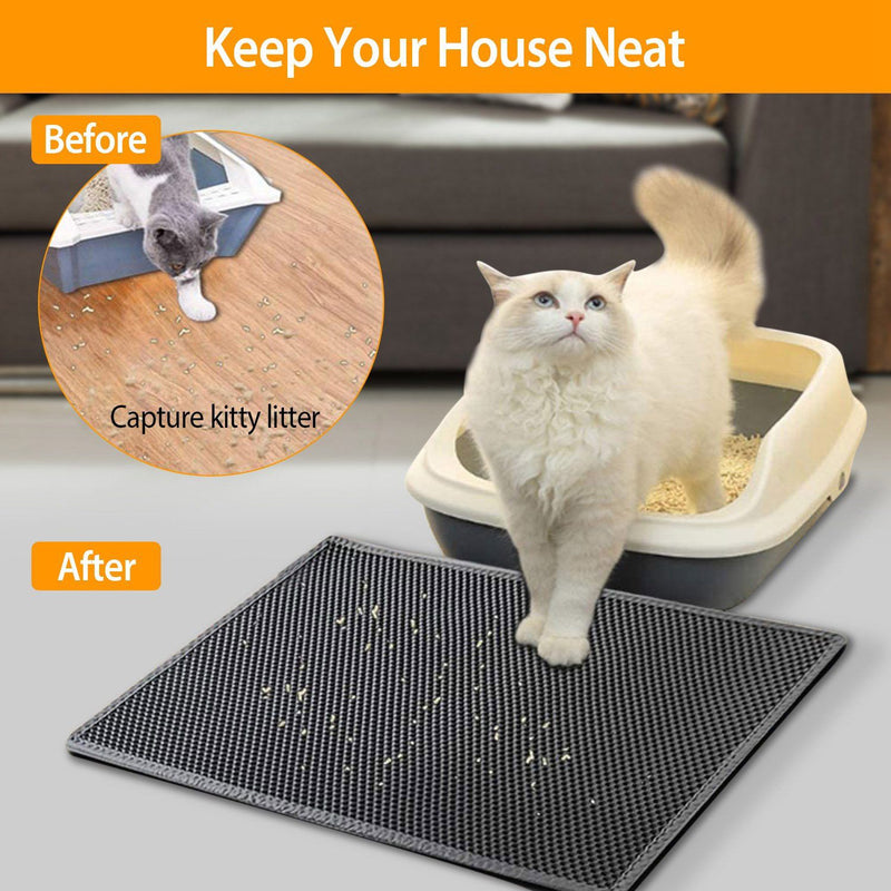 EVA Honeycomb Double Layer Cat Litter Mat Pet Supplies - DailySale