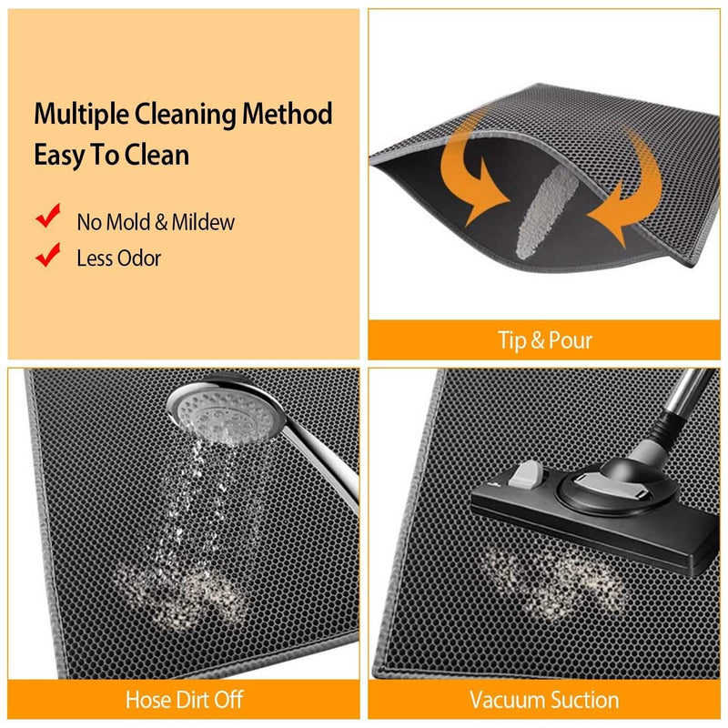 EVA Honeycomb Double Layer Cat Litter Mat Pet Supplies - DailySale