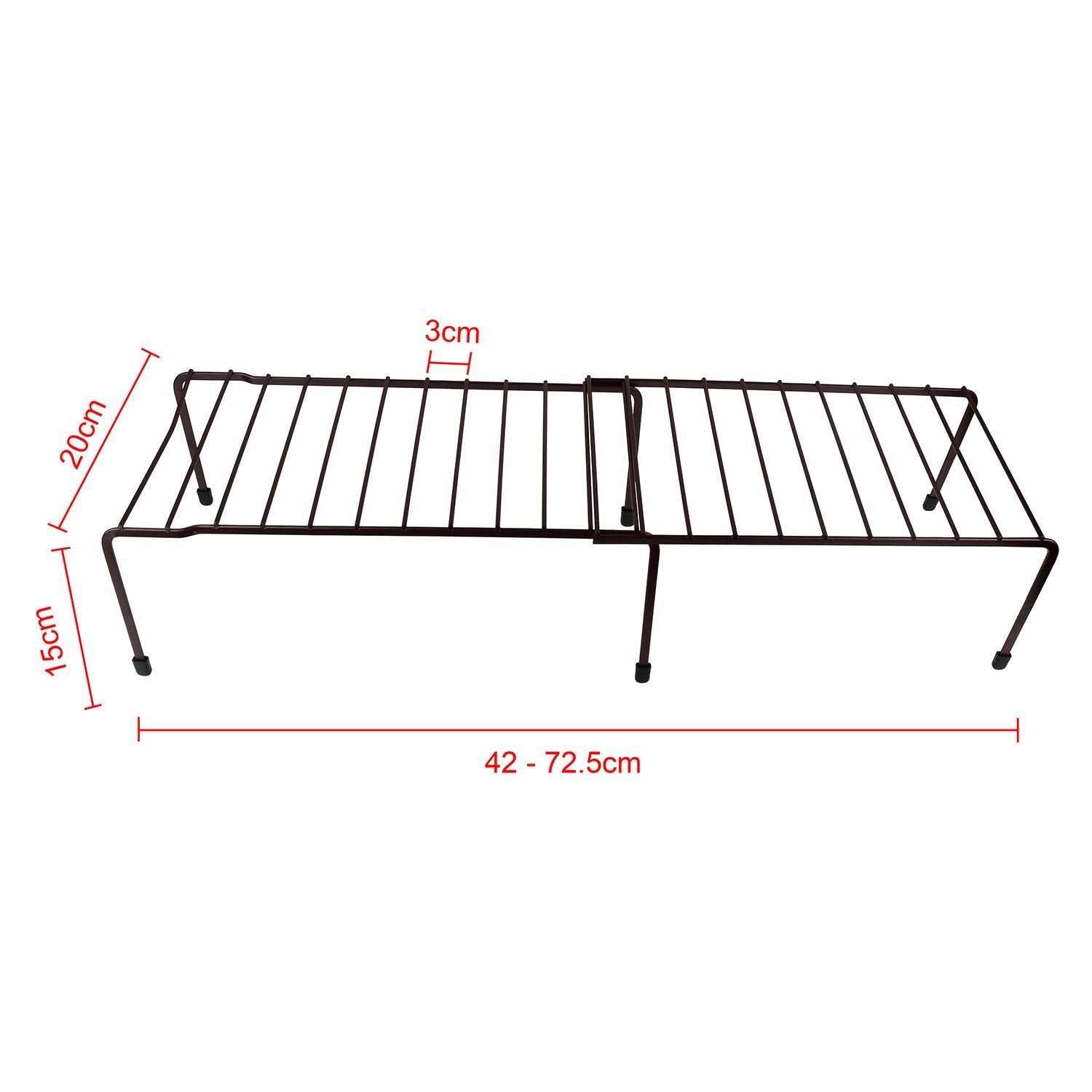 Expandable Kitchen Counter Metal Cabinet Kitchen & Dining - DailySale