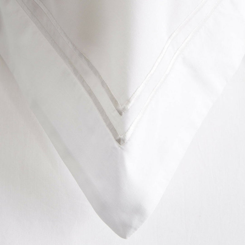 Exquisite Hotel Satin Stitched 100% Cotton Percale Duvet Set