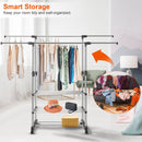 Extendable Garment Hanging Rack Closet & Storage - DailySale