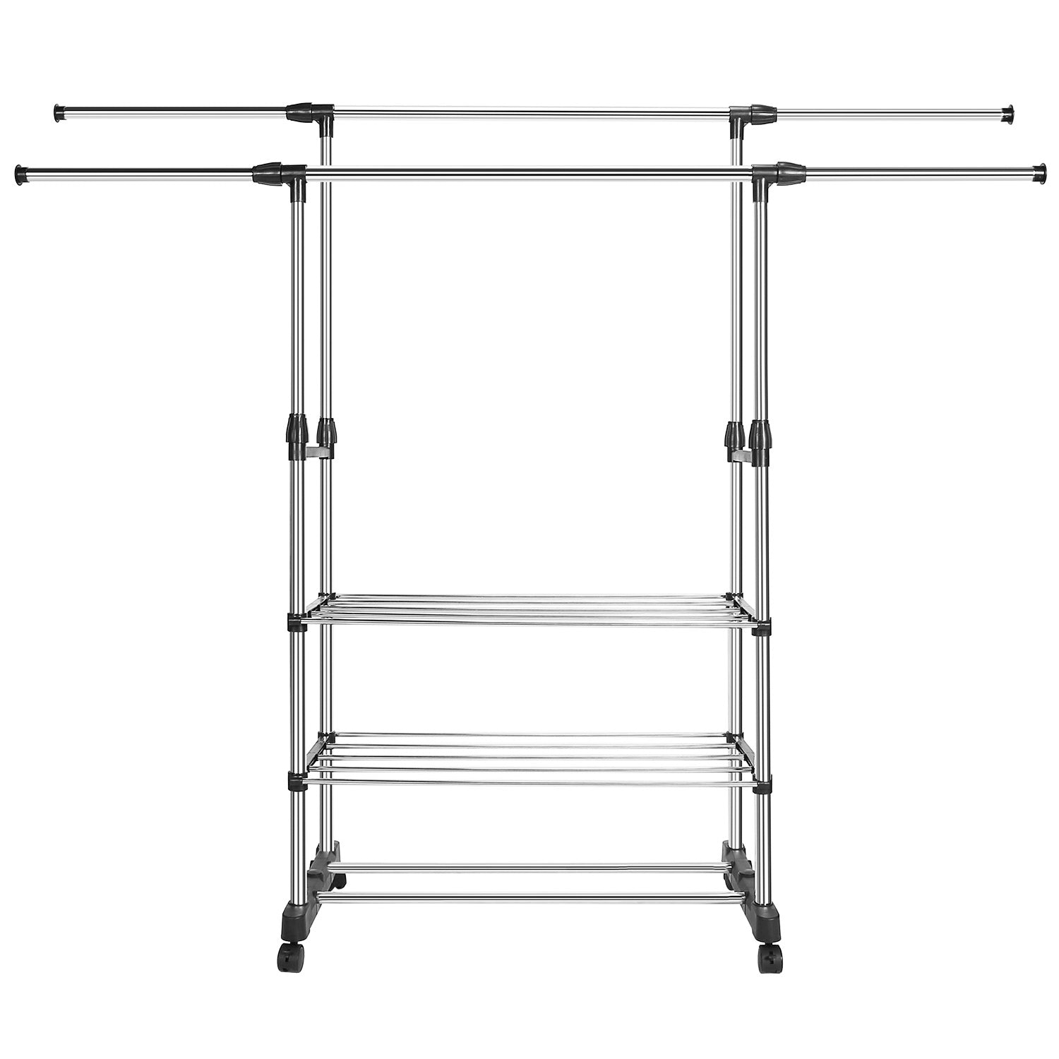 Extendable Garment Hanging Rack Closet & Storage - DailySale