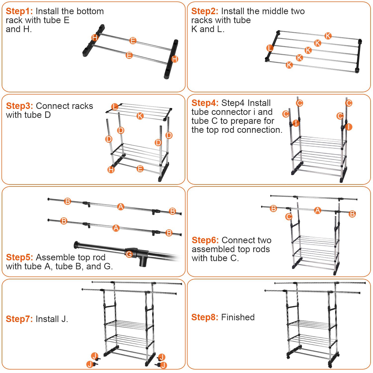 Extendable Garment Hanging Rack Closet & Storage - DailySale