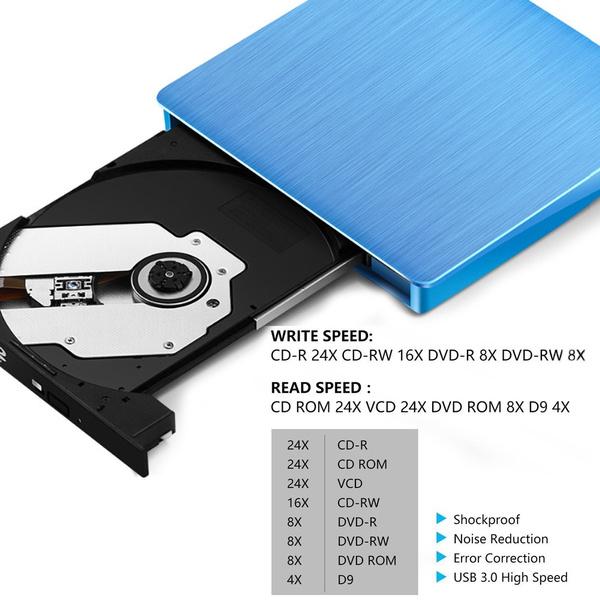 External CD Drive USB 3.0 Computer Accessories - DailySale