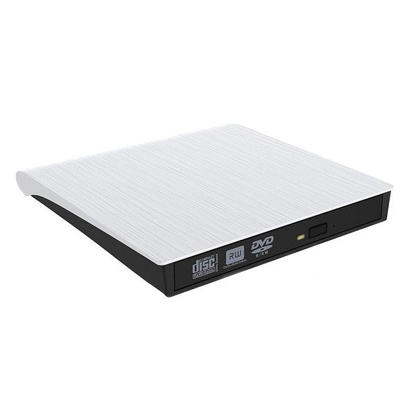 External CD Drive USB 3.0 Computer Accessories White - DailySale