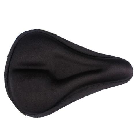 Extra Comfort Soft Gel Cycling Seat Cushion Pad Cover Sports & Outdoors Black - DailySale