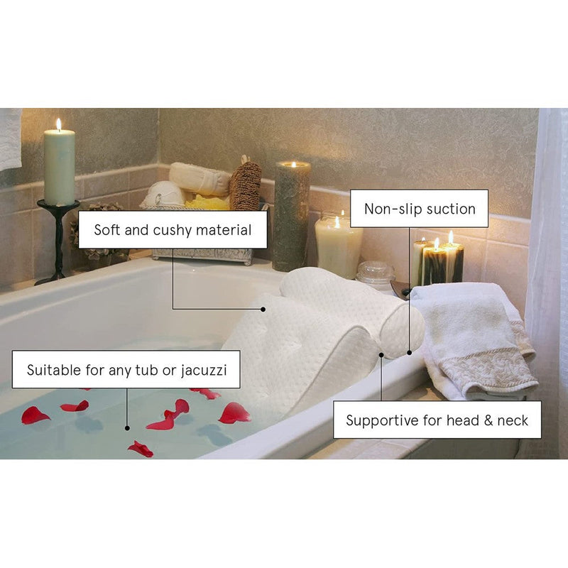 Extra Comfortable Cushioned 4D Bathtub Pillow Bath - DailySale
