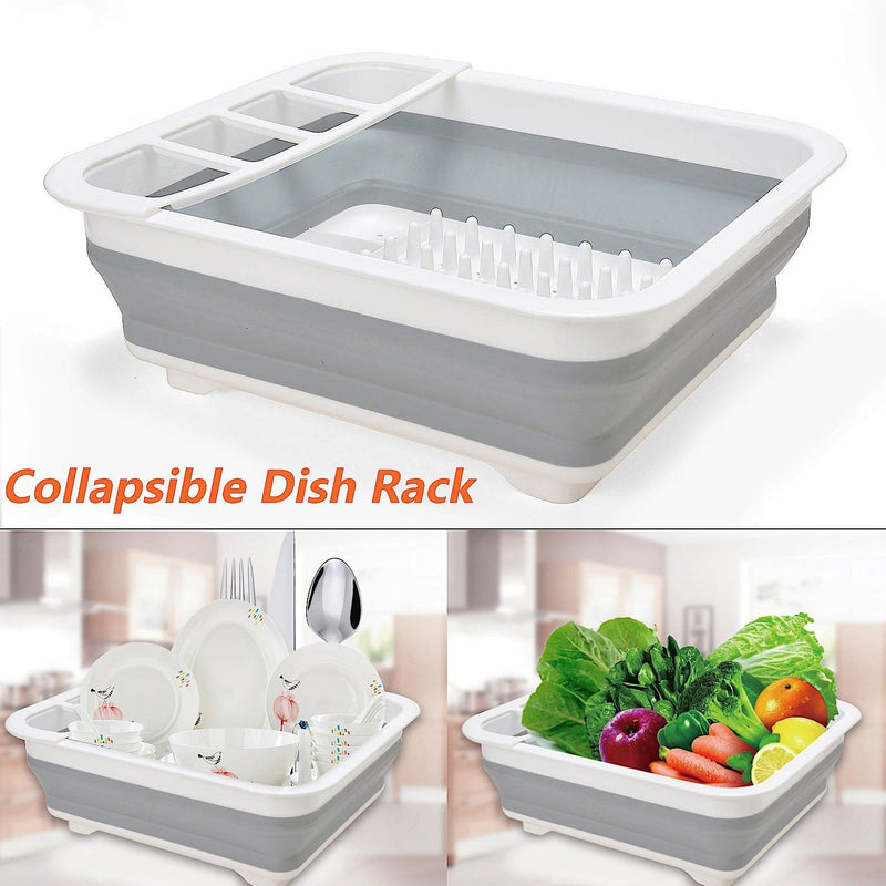 Extra Large Dish Drying Rack with Utensil Holder Kitchen & Dining - DailySale