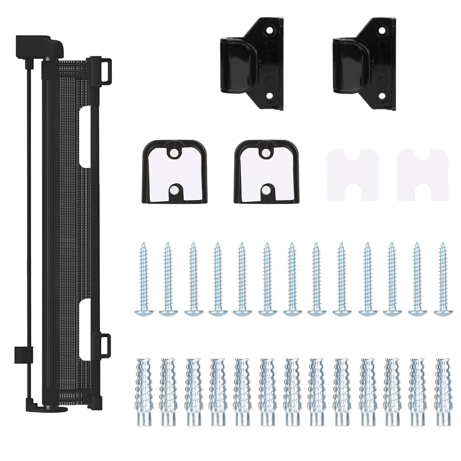 Extra Wide Child Safety Gate Retractable Door Baby - DailySale