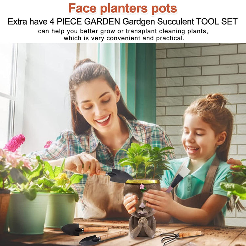 Face Planters Pots Unique Head Planter Furniture & Decor - DailySale
