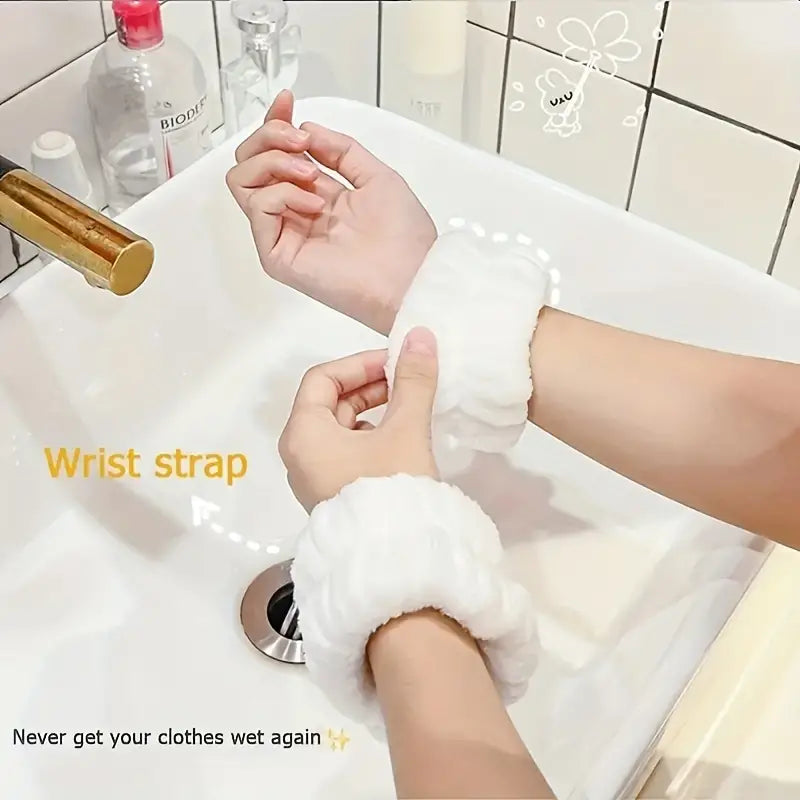 Face Washing Wrist With Sweat Wiping Bracelet Absorbing Sleeve Beauty & Personal Care - DailySale