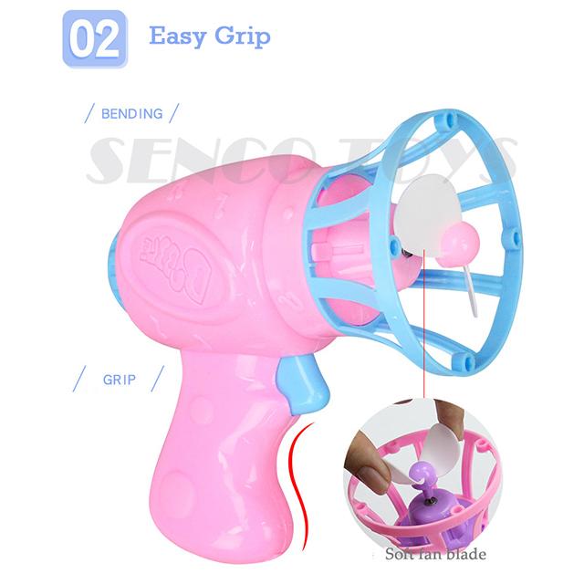 Fan Bubble Gun Blower Bubble Machine for Kids Toys & Games - DailySale