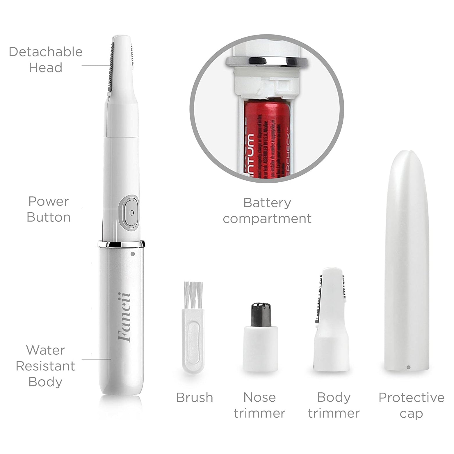 Fancii Water Resistant Precision Trimmer Beauty & Personal Care - DailySale