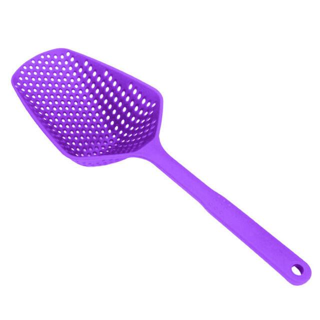 Fashion Kitchen Accessories Large Scoop Colander Pasta Heat Resistant Strainer Kitchen & Dining Purple - DailySale