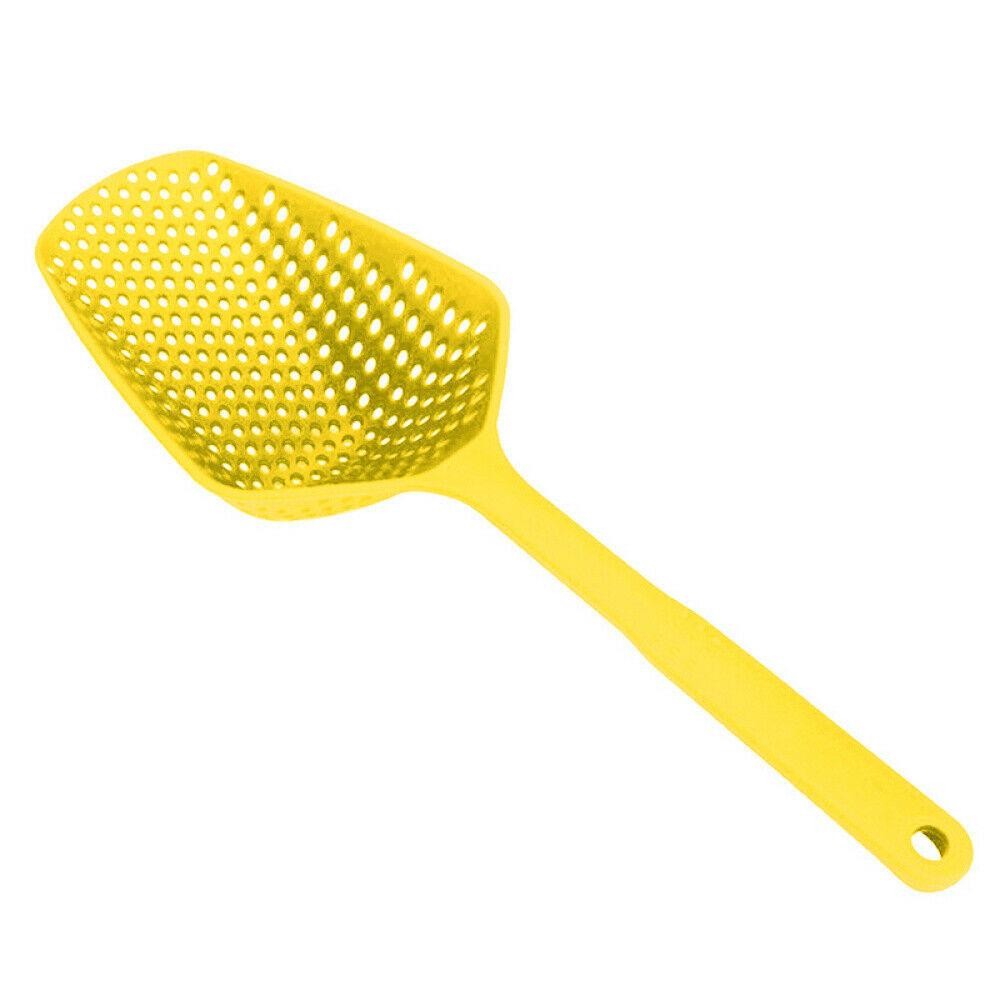 Fashion Kitchen Accessories Large Scoop Colander Pasta Heat Resistant Strainer Kitchen & Dining Yellow - DailySale