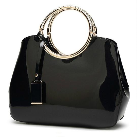 Fashion Luxury Ring Ladies Handbag Bags & Travel Black - DailySale