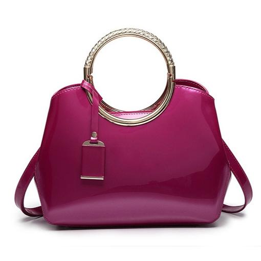 Fashion Luxury Ring Ladies Handbag Bags & Travel Rose Red - DailySale