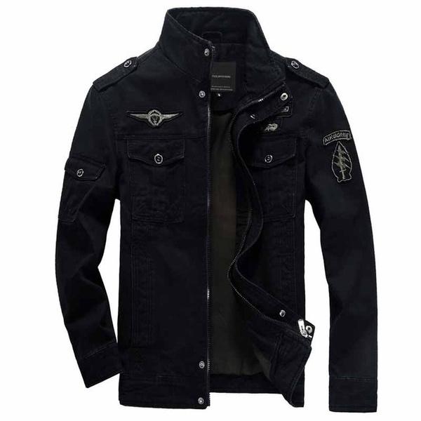Fashion Mens Jacket Men's Clothing Black L - DailySale