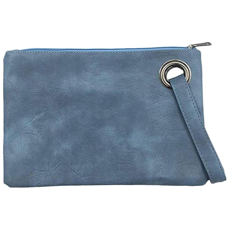 Fashion Solid Women's Envelope Bag Handbags & Wallets Navy - DailySale