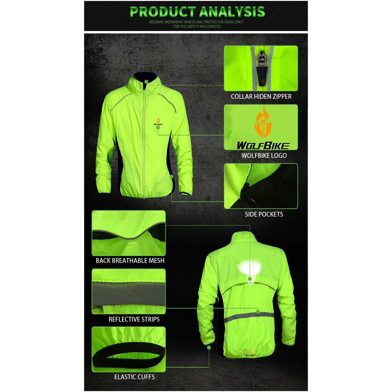 Fashion Tour De France Breathable Bicycle Cycle Waterproof Raincoat Women's Clothing - DailySale