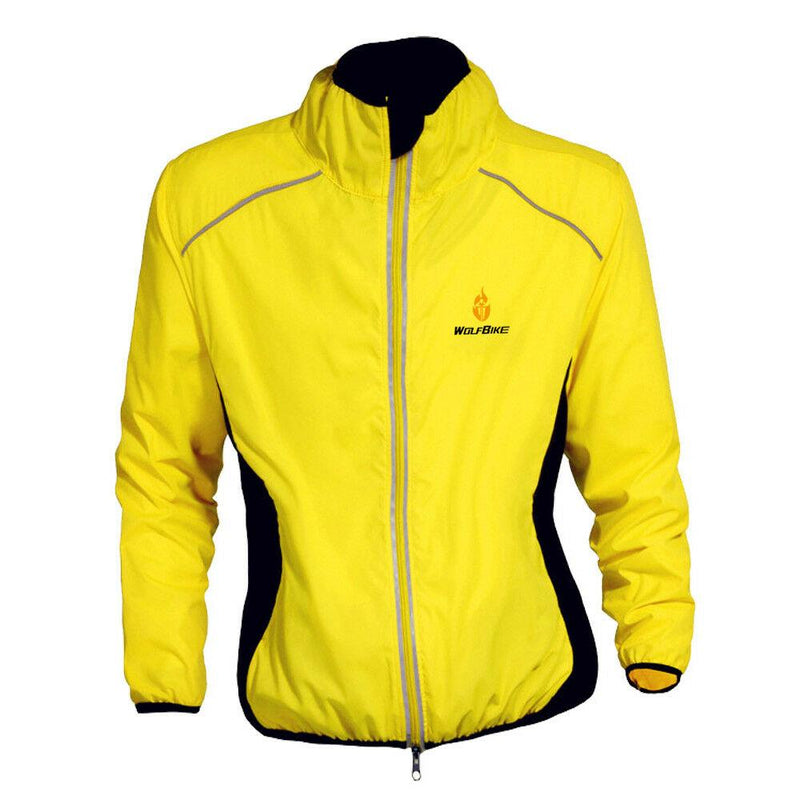 Fashion Tour De France Breathable Bicycle Cycle Waterproof Raincoat Women's Clothing Yellow S - DailySale
