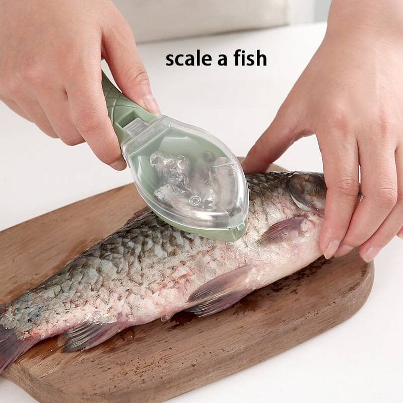 Fish Skin Scaler Plastic Scale Scraper Plastic Fish Multifunctional