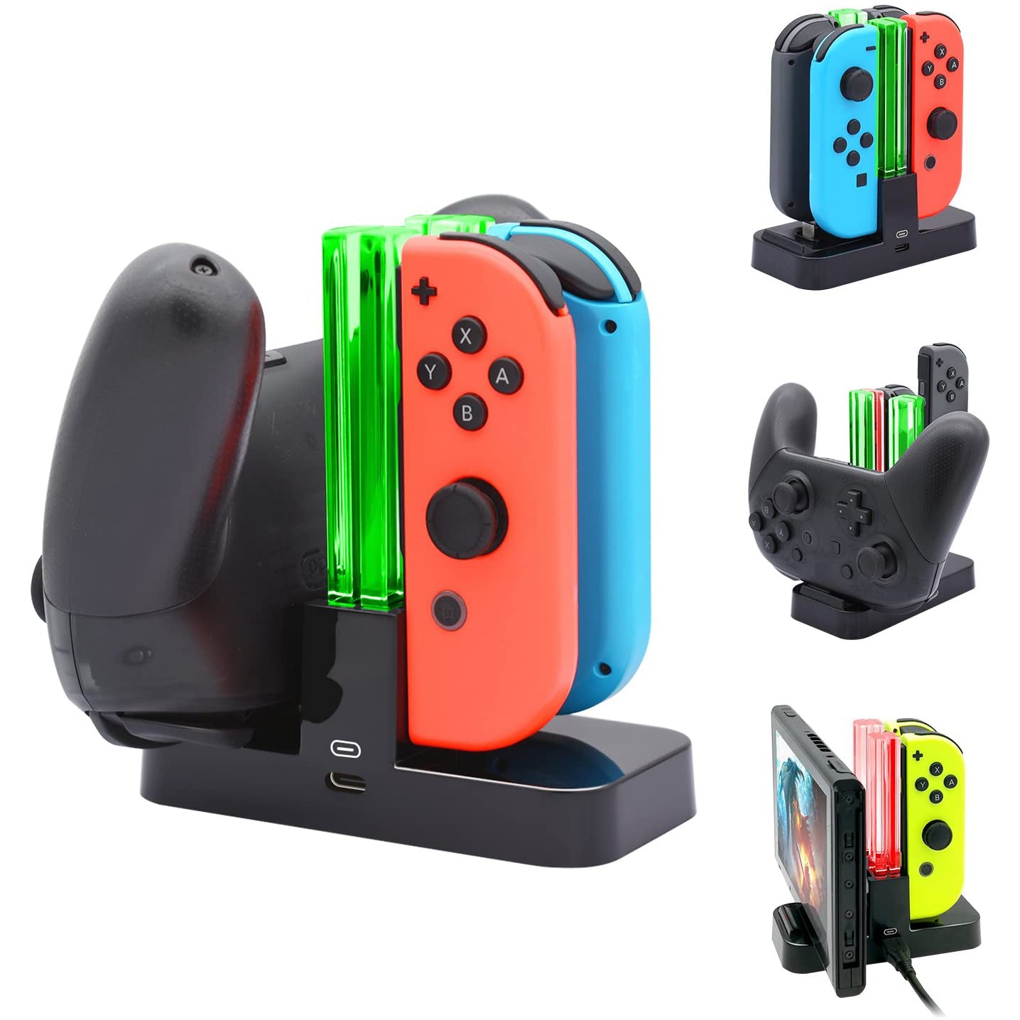 FastSnail Controller Charger Compatible with Nintendo Switch Video Games & Consoles - DailySale