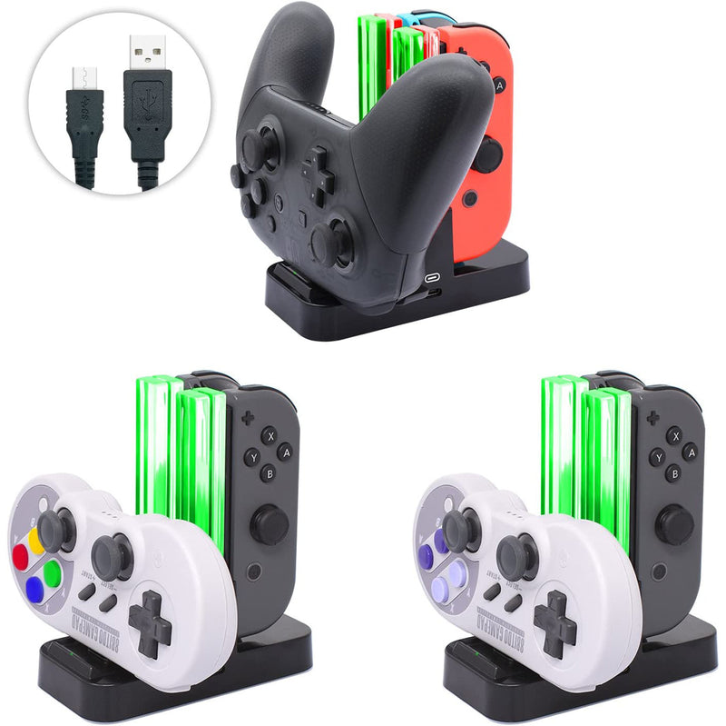 FastSnail Controller Charger Compatible with Nintendo Switch Video Games & Consoles - DailySale
