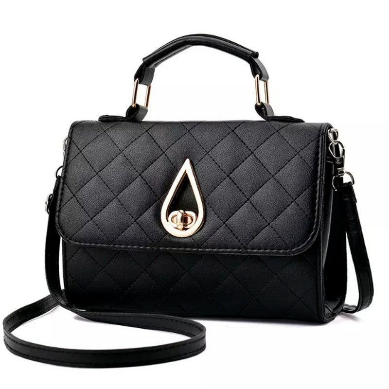 Faux Leather Woman Handbags Bags & Travel Black - DailySale