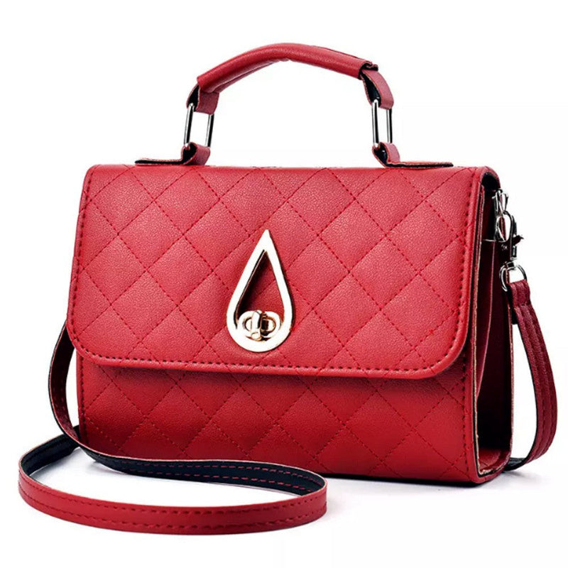 Faux Leather Woman Handbags Bags & Travel Red - DailySale