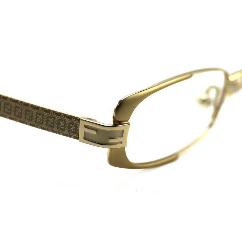 Fendi Women's Eyeglasses F943 714 Gold/Beige 49 16 135 Full Rim Oval Women's Accessories - DailySale