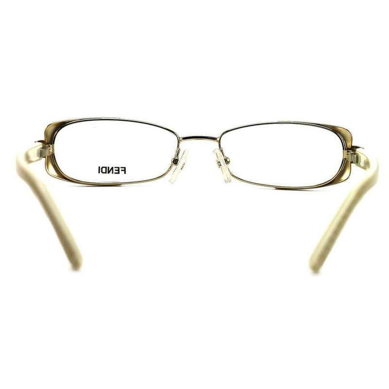 Fendi Women's Eyeglasses F943 714 Gold/Beige 49 16 135 Full Rim Oval Women's Accessories - DailySale